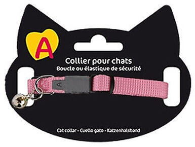 Animalis - Collier Basic pour Chat - Rose