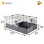 Ferplast - Cage Multipla pour Lapin - 107,5cm Indicateur image numéro 6