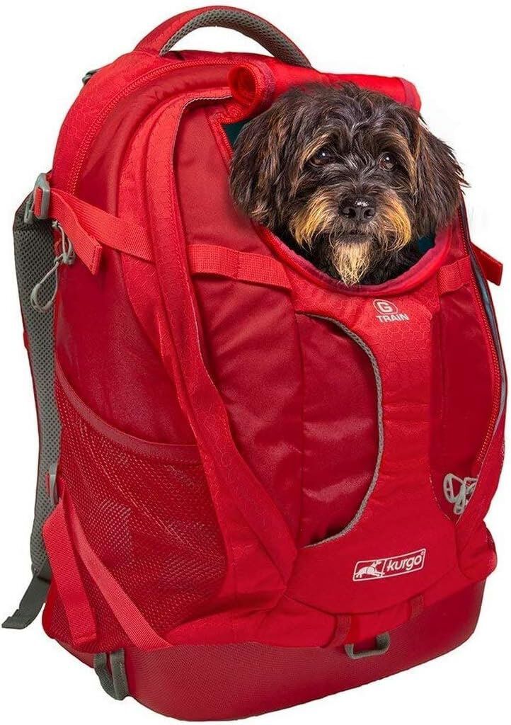 Kurgo - Sac A Dos G-Train K9 pour Chiens - Rouge Image num&eacute;ro 1