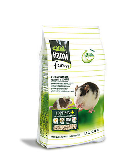 Hamiform - Repas Premium Optima+ pour Rat Souris - 1,8Kg image number null