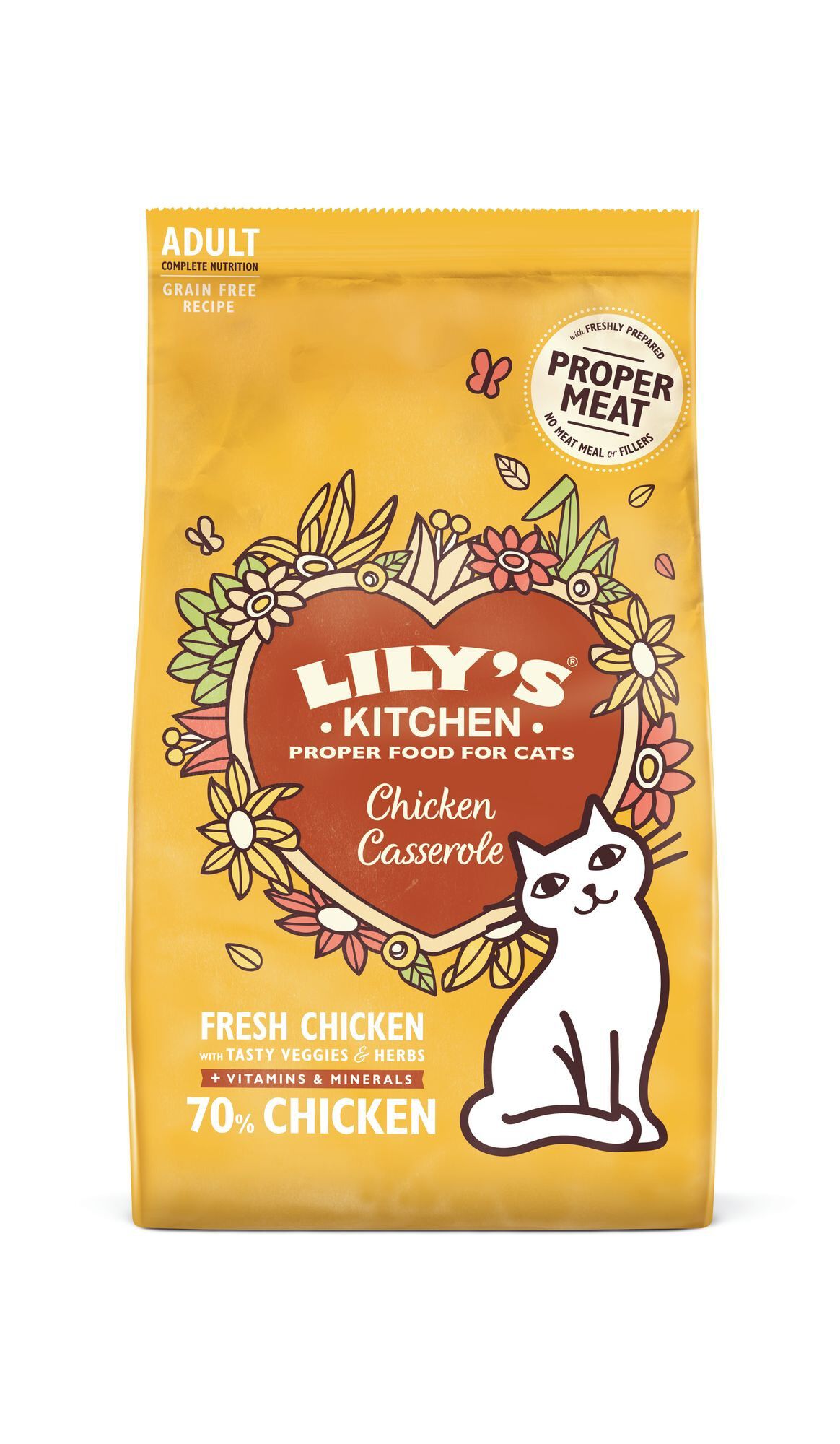 Lily's Kitchen - Croquettes Adulte au Poulet pour Chat - 4Kg Image num&eacute;ro 1
