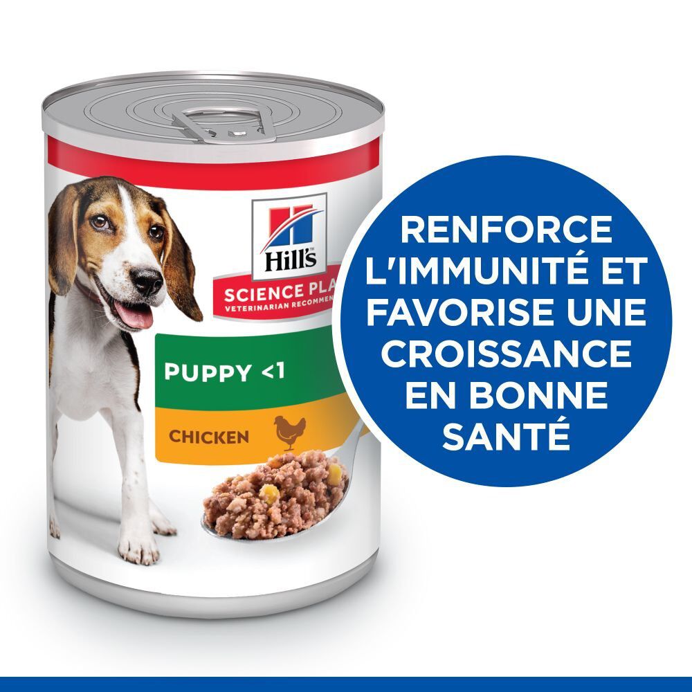 Hill's Science Plan - Puppy Boite Pour Chiot Poulet  - 370g Image num&eacute;ro 3
