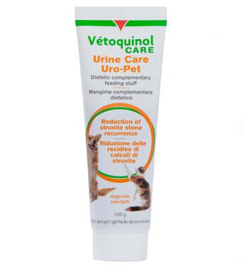 Vetoquinol - Gel Calculs Urinaires pour Chiens et Chats - 120g