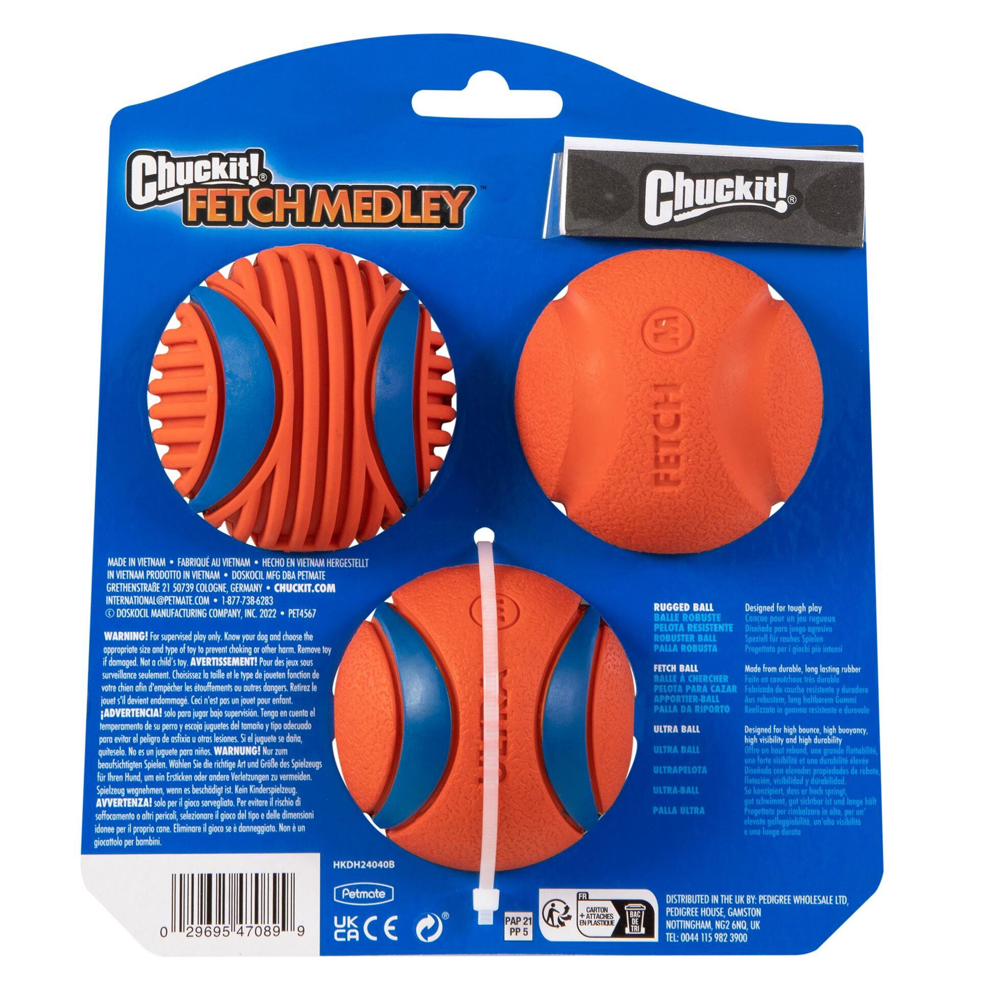 ChuckIt! - Pack Fetch Medley Gen 3 Balles - M Image num&eacute;ro 3