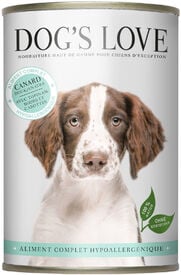 Dog's Love - Boite Menu Hypoallergénique au Canard pour Chiens - 400g