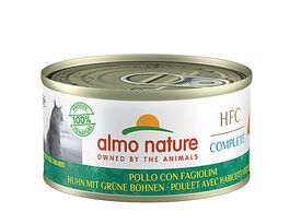 Almo Nature - Pâtée en Boîte HFC au Poulet et Haricots Verts pour Chat - 70g