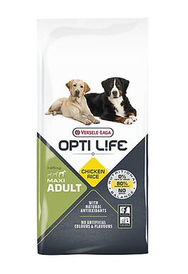Opti Life - Croquettes Maxi Adult au Poulet pour Chiens - 12,5Kg