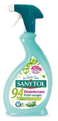 Sanytol - Désinfectant Nettoyant Multi-usages Eucalyptus & Menthe - 500ml