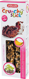 Zolux - Friandises Crunchy Stick Banane et Sarrasin pour Cochon d'inde - 115g