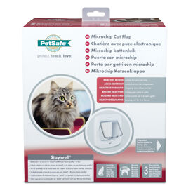 PetSafe - Porte à Puce Electronique pour Chiens et Chats - Blanc