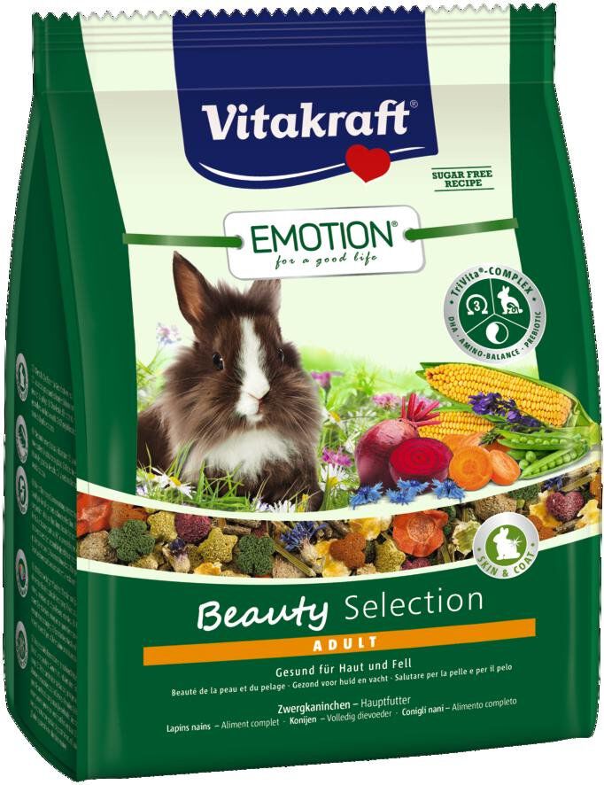 Vitakraft - Aliment Emotion Beauty pour Lapins Adultes - 1,5Kg Image num&eacute;ro 1