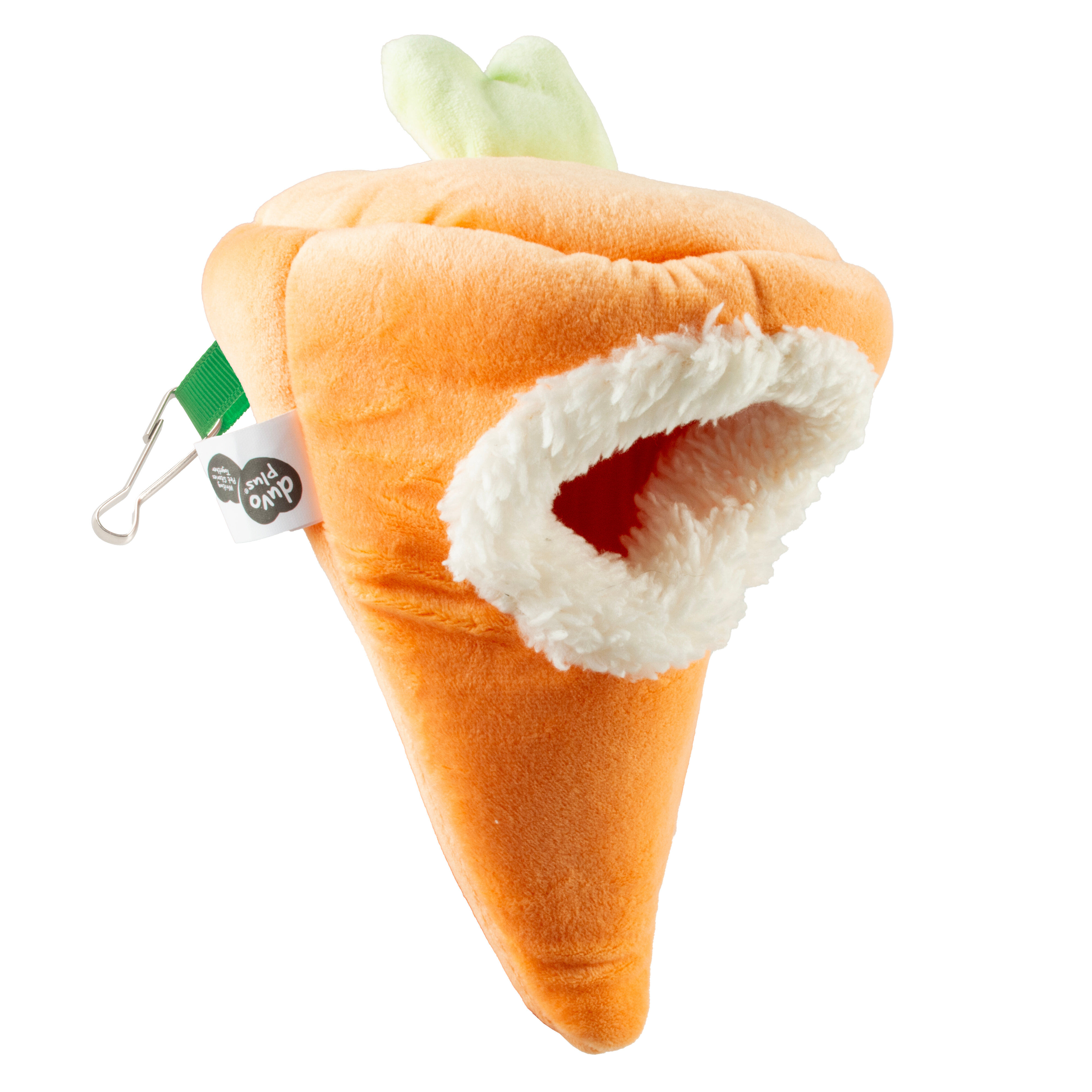 Duvoplus - Maison Carotte en Peluche - 20x14x14cm Image num&eacute;ro 1