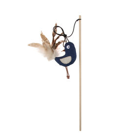 Anka - Canne &agrave; P&ecirc;che Oiseau pour Chats - 56cm
