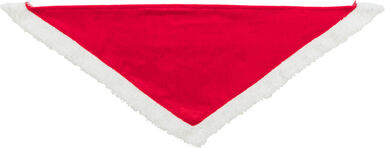Trixie - Xmas Foulard, aspect velours/peluche, rouge