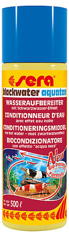 Sera - Conditionneur d'Eau Blackwater Aquatan pour Aquarium - 100ml image number null