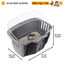 Ferplast - Panier Transport Atlas Bike Rapid 20 pour Vélo - Gris Indicateur image numéro 4