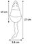 Flamingo - Jouet Griso Souris Gris pour Chats - 27cm Indicateur image numéro 3