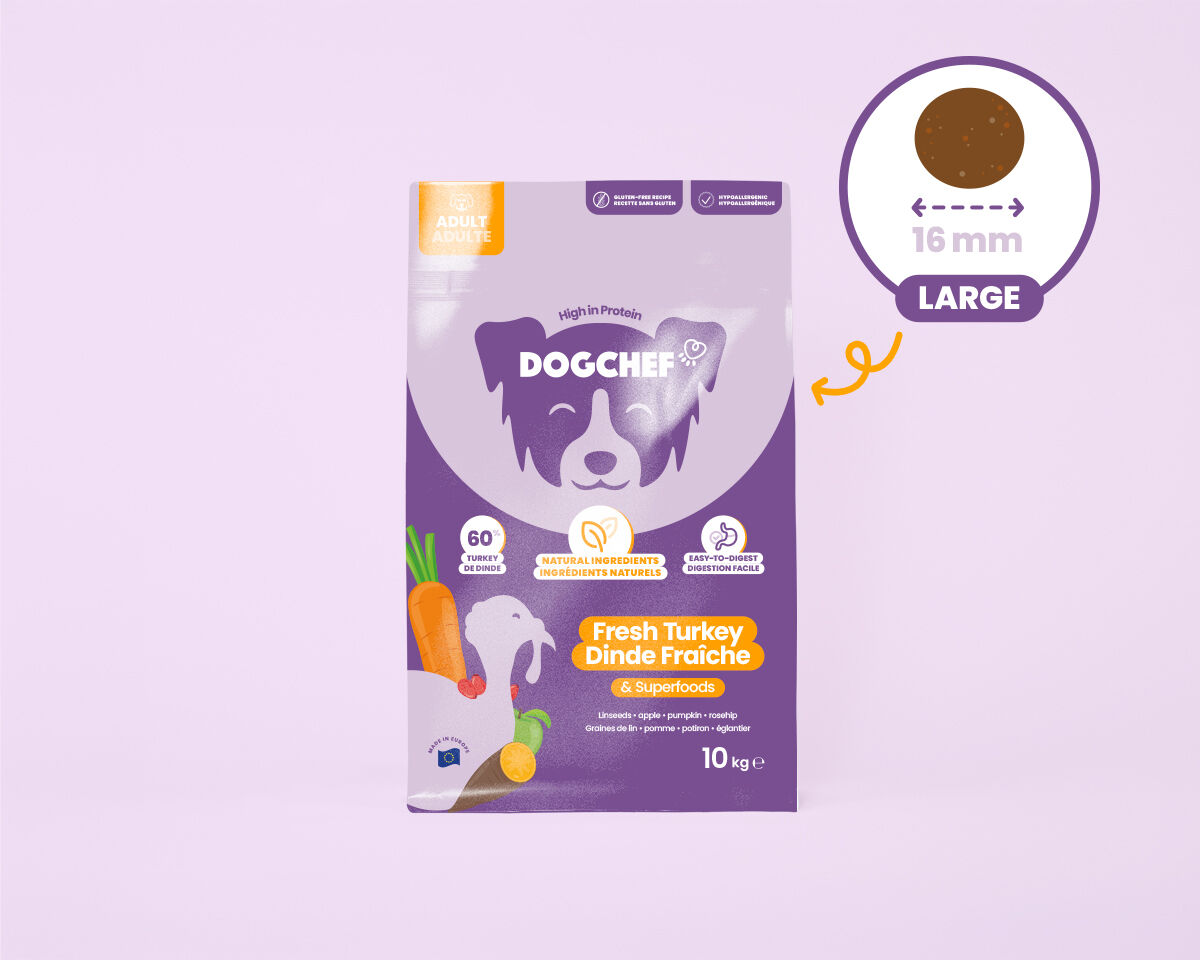 Dog Chef - Croquettes Adulte &agrave; la Dinde pour Chiens - 10Kg Image num&eacute;ro 4