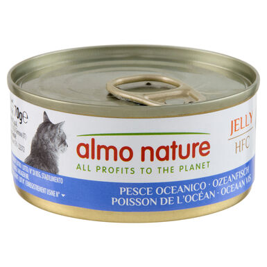 Almo Nature - Pâtée en Boîte HFC Jelly Poisson de l'Océan pour Chat - 70g