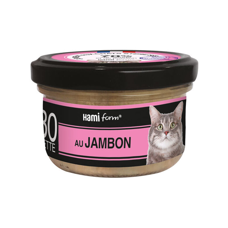 Hamiform - Les Cuisinés N°30 Jambon Thon Fromage pour Chat - 80g image number null