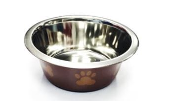 Leeby - Gamelle Inox &agrave; Motifs pour Chiens - L/1,6L Image num&eacute;ro 2
