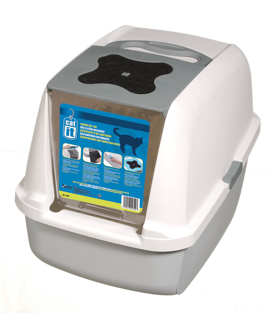 Catit - Maison de Toilette pour Chat - Gris Image num&eacute;ro 1