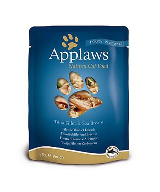 Applaws - Sachet Fraîcheur Thon et Daurade pour Chat - 70g