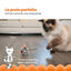 Outward Hound - Jouet Souris Squeak Mouse pour Chats - Gris Indicateur image numéro 3