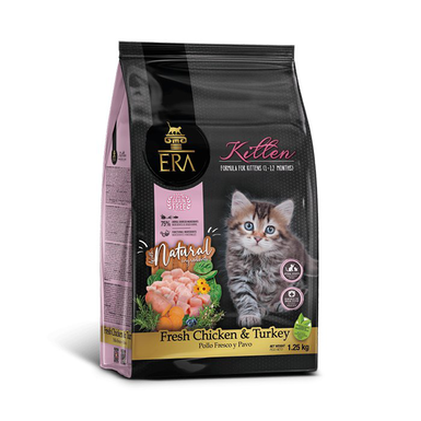 Era - Croquettes Sans Céréales Poulet et Dinde pour Chaton
