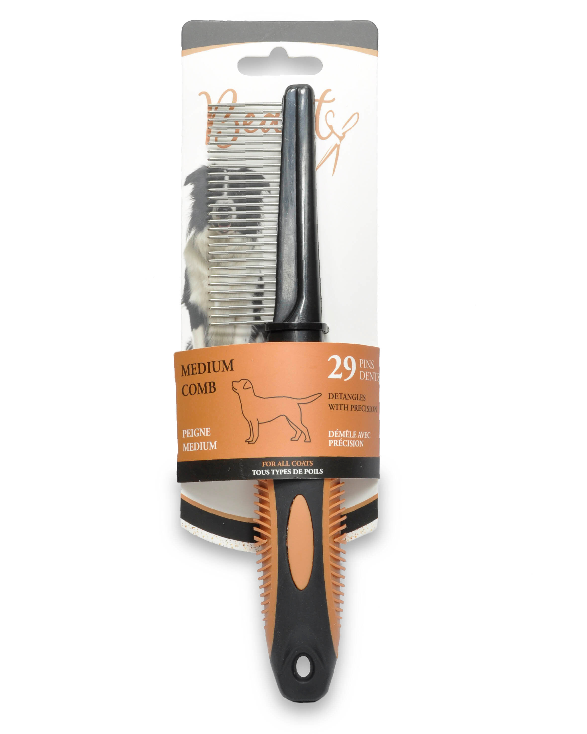 Beauty - Peigne Medium pour Chien - 21cm Image num&eacute;ro 2