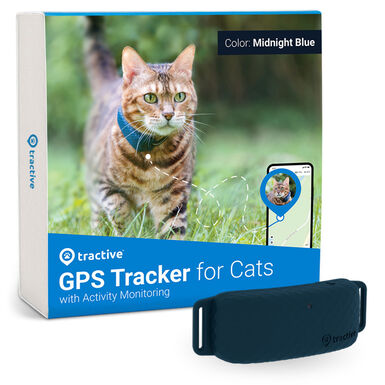 Tractive - Traceur GPS CAT 4 pour Chats - Bleu