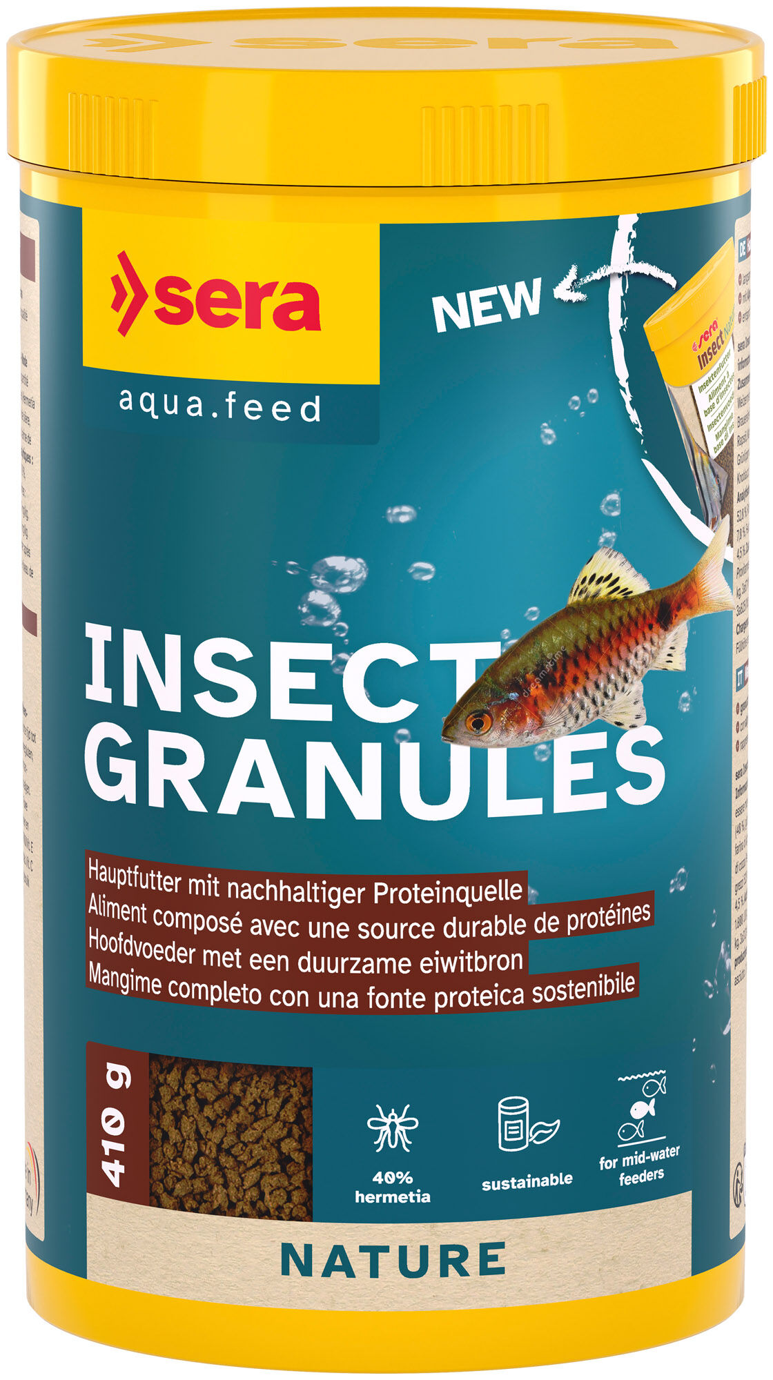 Sera - Aliment Compos&eacute; Insect Granules pour Poissons - 410g Image num&eacute;ro 1