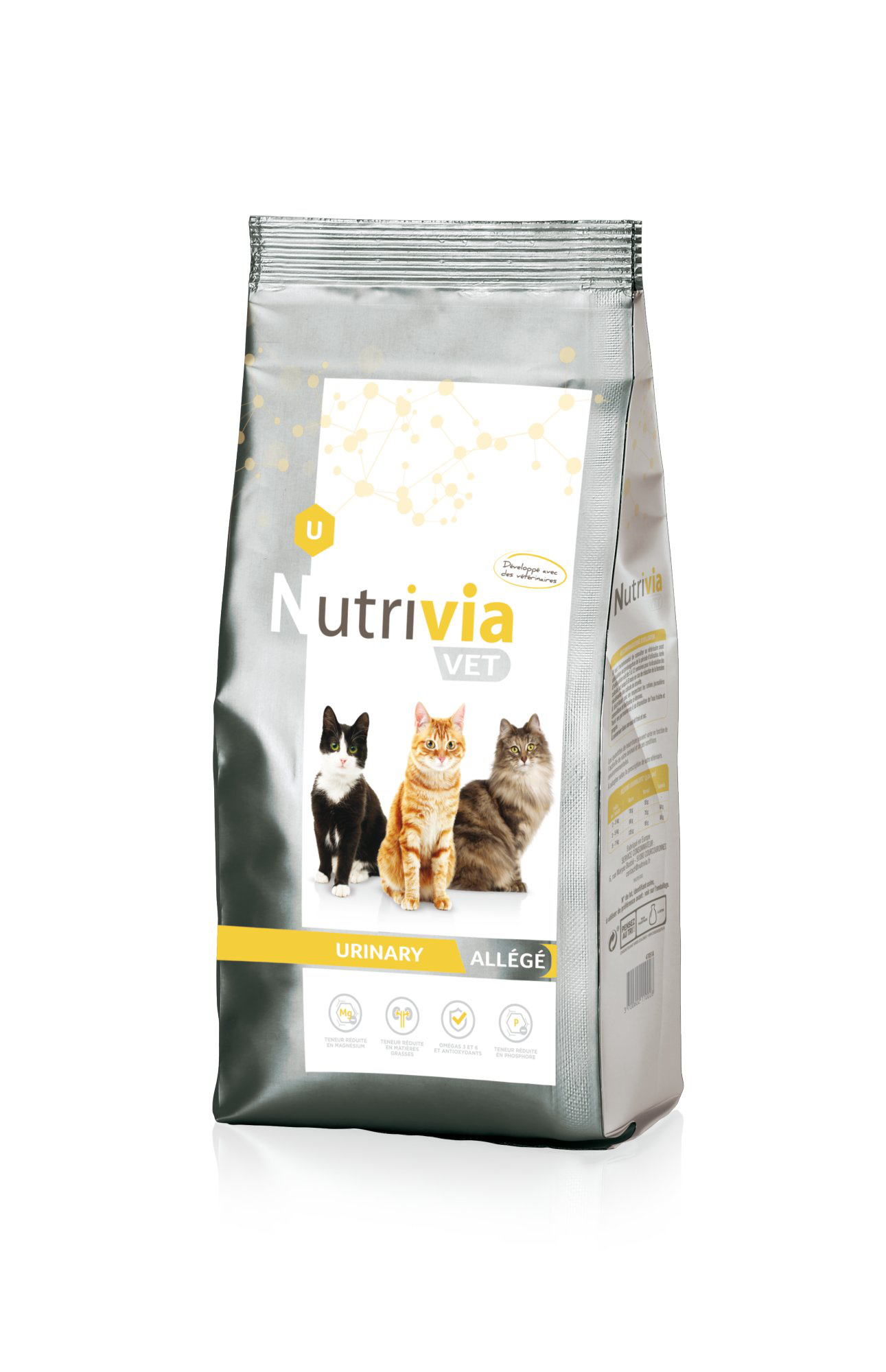 Nutrivia Vet - Croquettes Urinary All&eacute;g&eacute; pour Chat - 3Kg Image num&eacute;ro 1