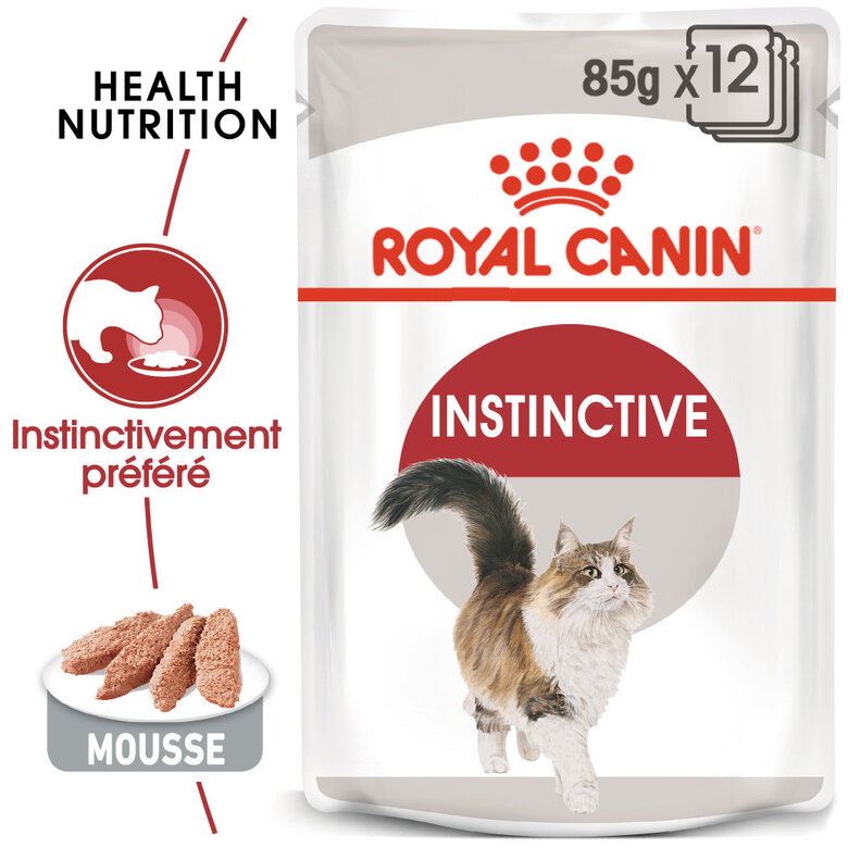 Royal Canin - Sachets Instinctive en Mousse pour Chats - 12x85g Image numéro 1 Royal Canin - Sachets Instinctive en Mousse pour Chats - 12x85g Image numéro 1