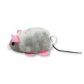Croci - Jouet Souris à Remonter en Peluche pour Chats - 8cm