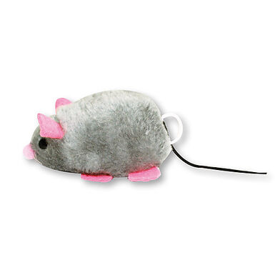 Croci - Jouet Souris à Remonter en Peluche pour Chats - 8cm