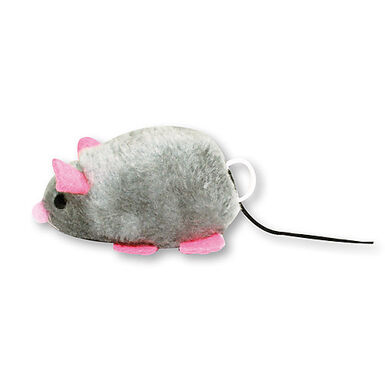 Croci - Jouet Souris à Remonter en Peluche pour Chats - 8cm