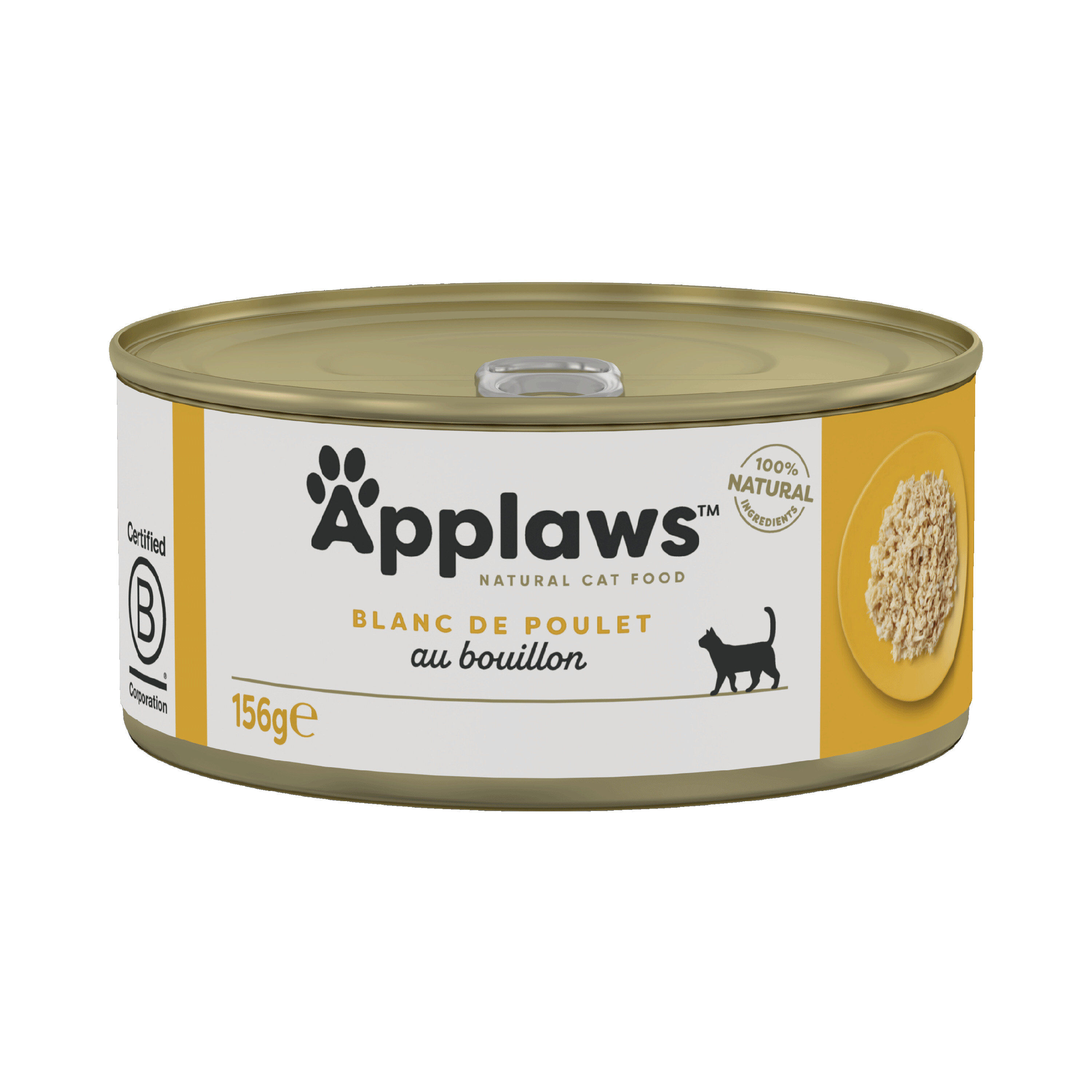 Applaws - Boite Blanc de Poulet au Bouillon pour Chats - 156g Image num&eacute;ro 1