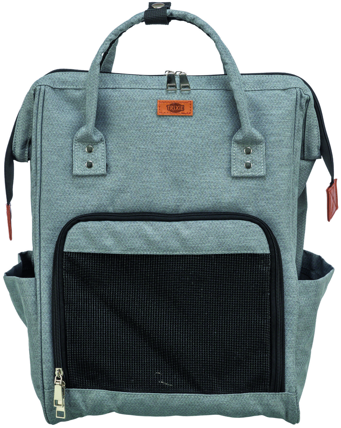 Trixie - Sac &agrave; Dos Ava Gris pour Chiens - 32x42x20cm Image num&eacute;ro 4