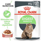 Royal Canin - Sachets Digestive Care sauce pour Chat - 12x85g image number null