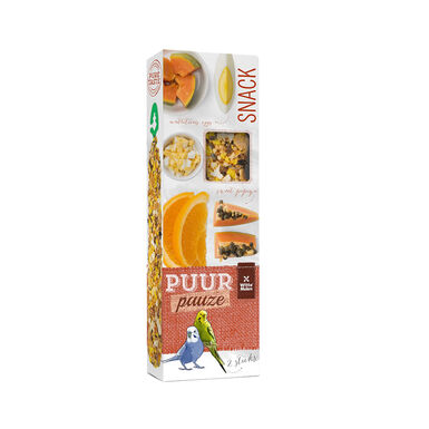 Witte Molen - Sticks Puur Pauze  Perruche Papaye & Orange - x2