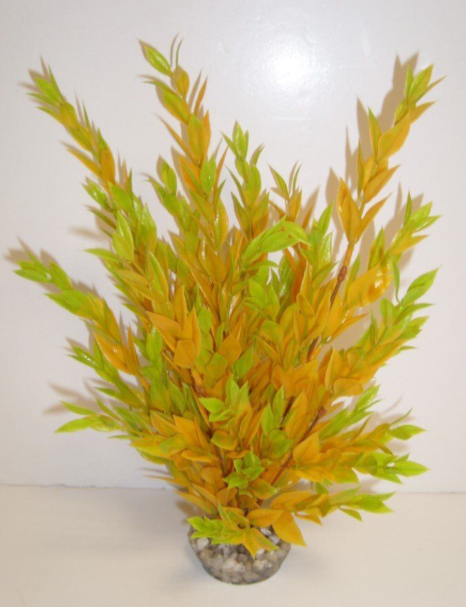 D&eacute;coration Plante en Plastique Buisson - Jaune Image num&eacute;ro 1