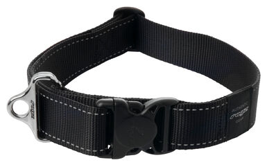 Rogz - Utility Collier Réfléchissant Noir - 40 MM