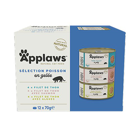Applaws - Multipack aux Poissons en Gelée pour Chat - 840g