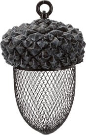 Trixie - Distributeur nourriture gland  en polyester/métal brun/blanc - 700 ml/14x22 cm