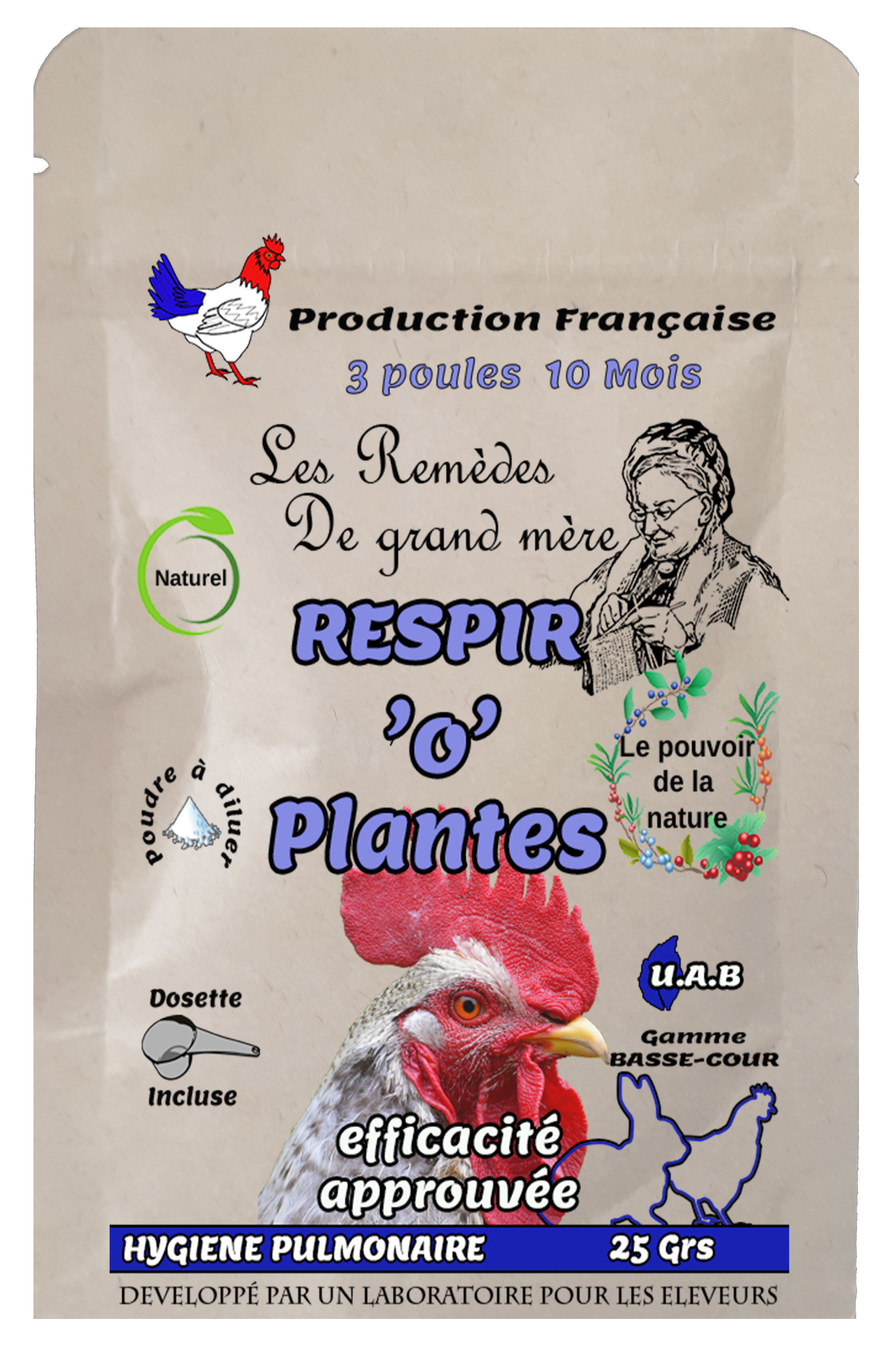 Animalgeo - RESPIR'O'PLANTES-SACHET-25 G Image num&eacute;ro 1