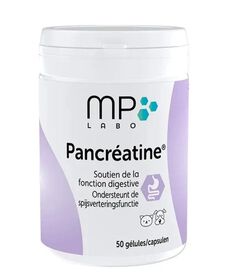 MP Labo - Gélules Pancréatine Fonction Digestive pour Chiens et Chats - x50