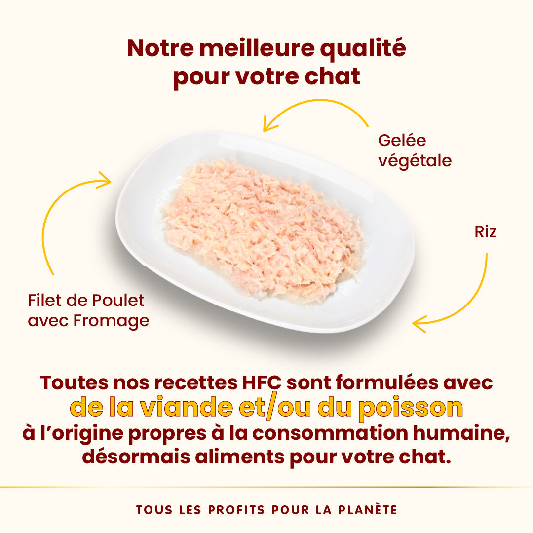 Almo Nature - P&acirc;t&eacute;e Hfc Jelly Filet De Poulet Et Fromage - 55g Image num&eacute;ro 3