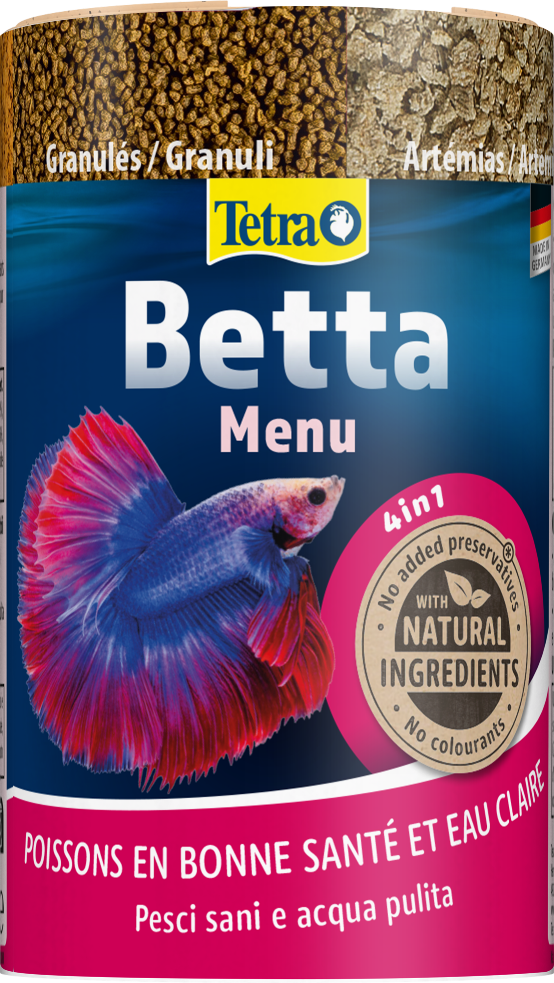 Tetra - Aliment Complet Betta Menu 4en1 pour Poissons Combattants - 100ml Image num&eacute;ro 1