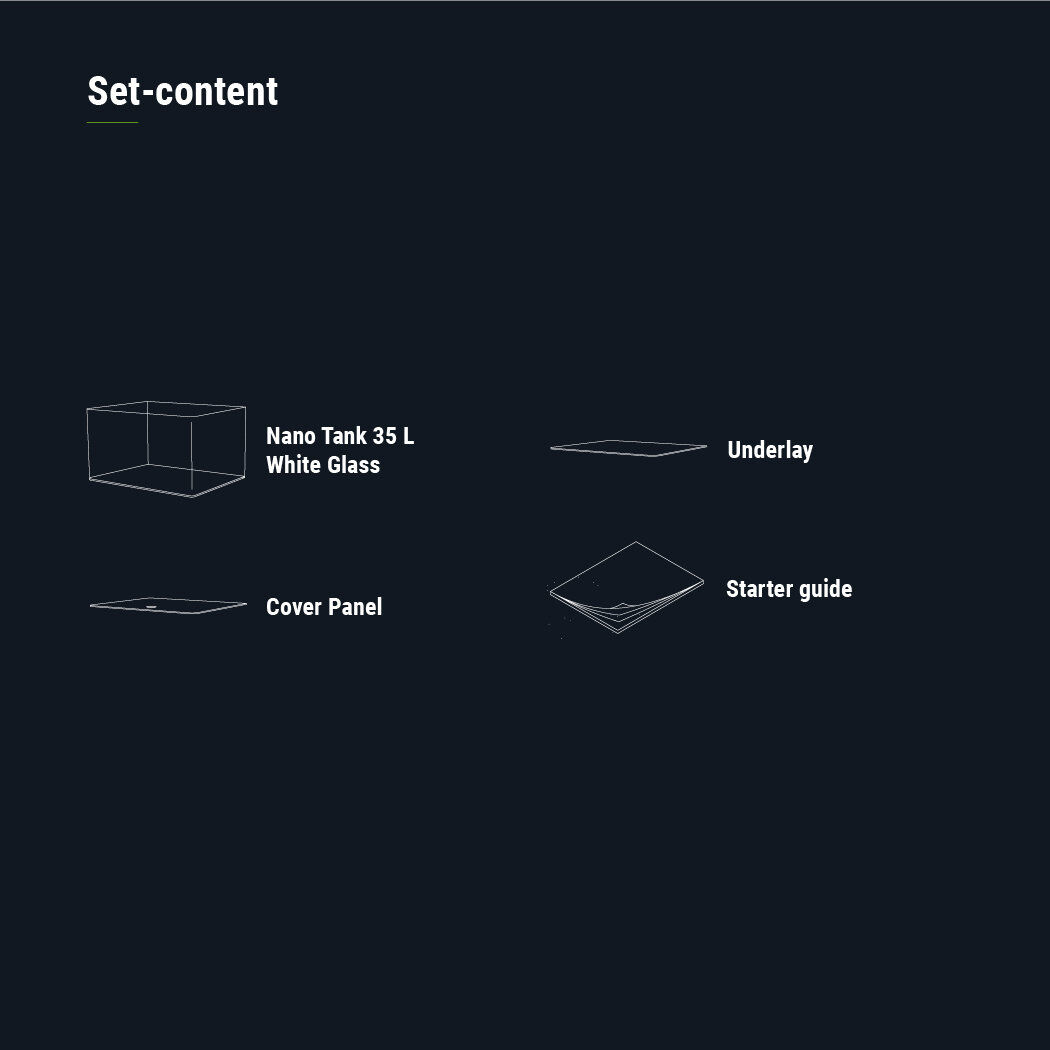 Dennerle - Mini Aquarium Panoramique Nano Tank White Glass - 35L Image num&eacute;ro 2